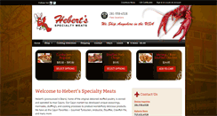 Desktop Screenshot of hebertsspecialtymeats.com